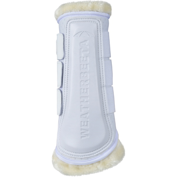 2025 Weatherbeeta Tough-Tec Comfy Fleece Brushing Boots 1027505 - White / White